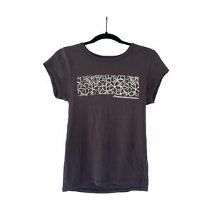 Hawaiian Island Creations Women's Black T-Shirt Large Short Sleeve Graphic Logo